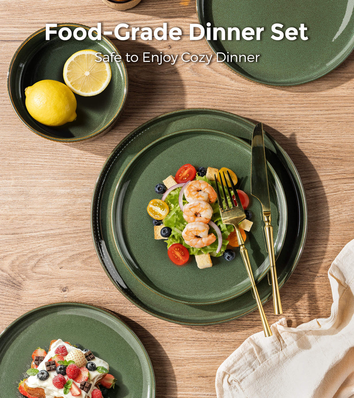 GBHOME 201  Dinnerware Sets for 4