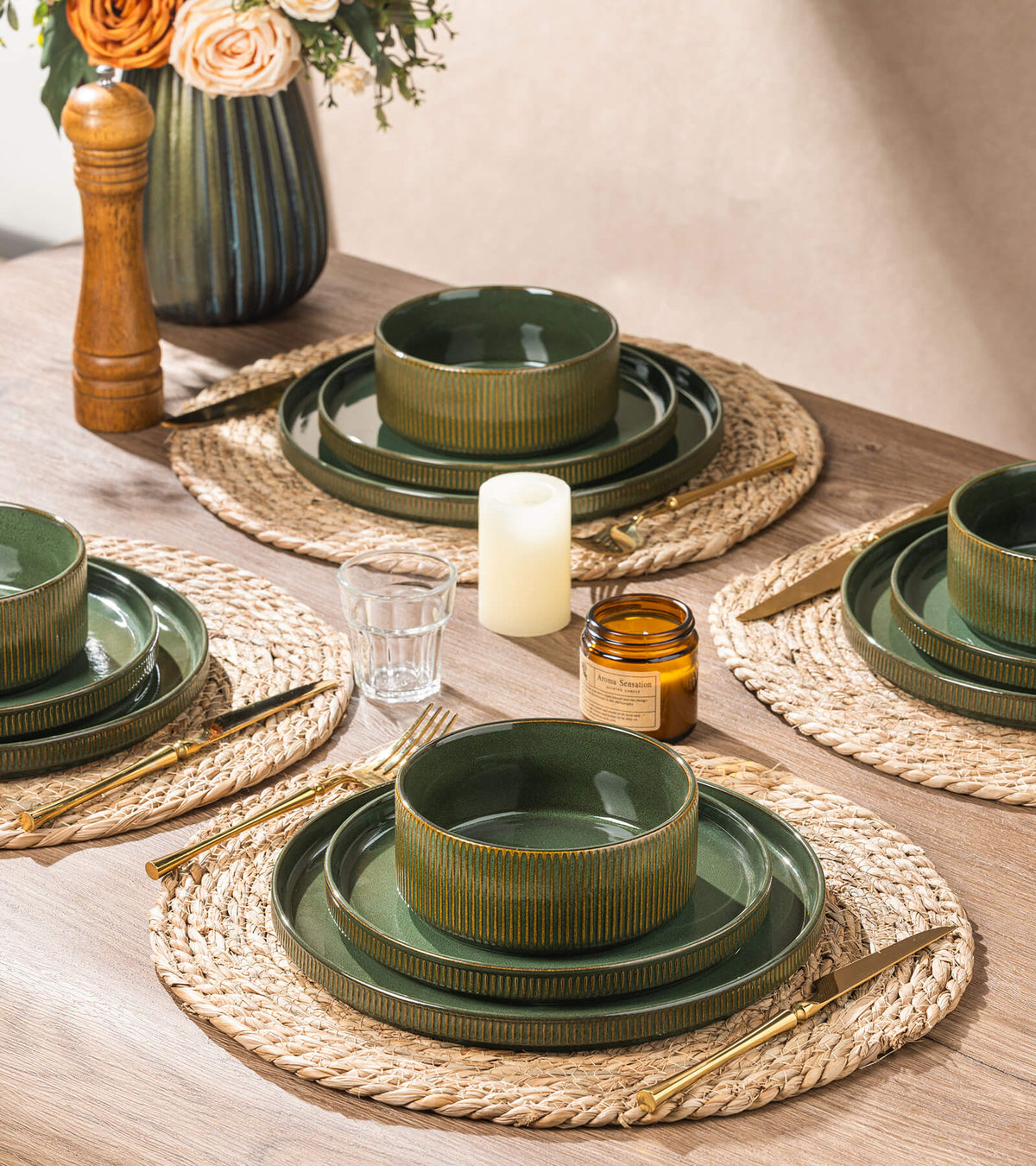 GBHOME 201  Dinnerware Sets for 4
