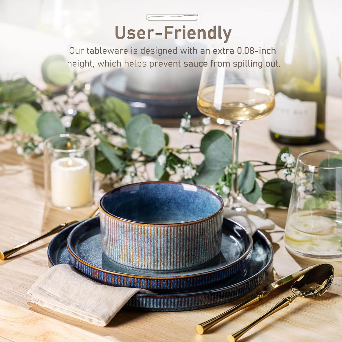 GBHOME Stoneware Dinnerware Sets--159 Series