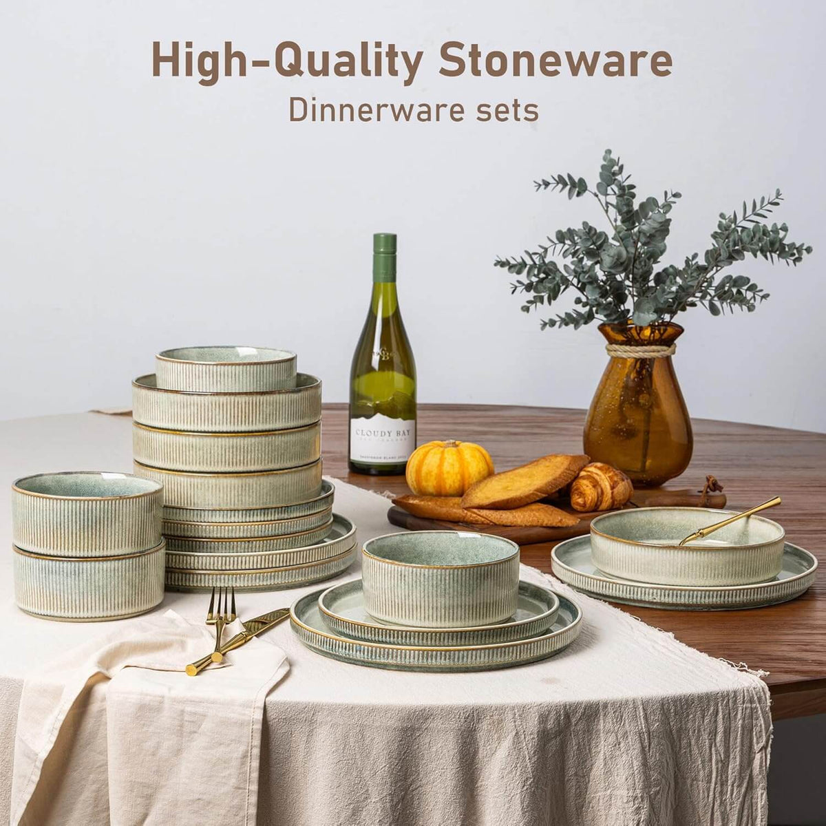 GBHOME Stoneware Dinnerware Sets--159 Series