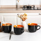 GBhome Jumbo Coffee Mugs Set of 4-Orange