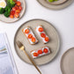 GBHOME Stoneware Plates Set of 4, 8.0 Inch Plates
